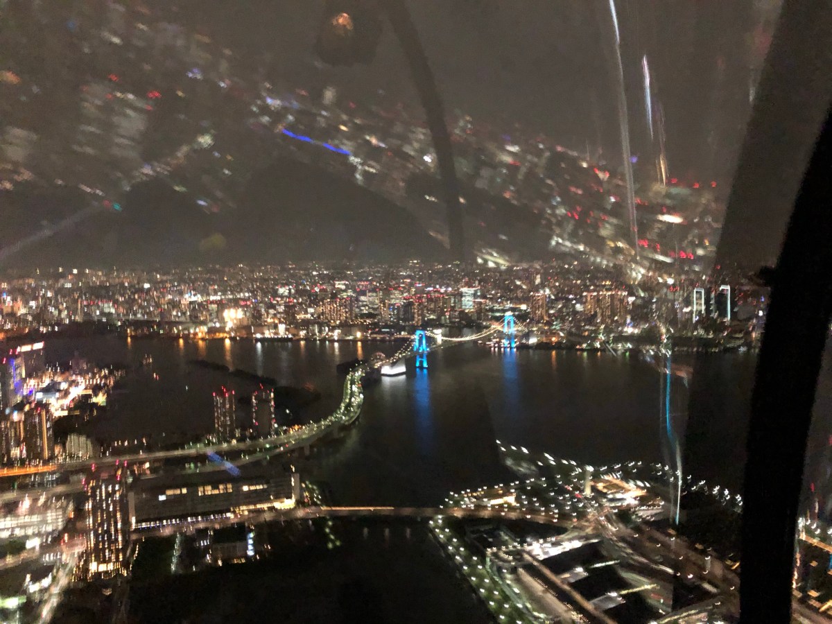 夫はバチェラー？東京の夜景を独り占め