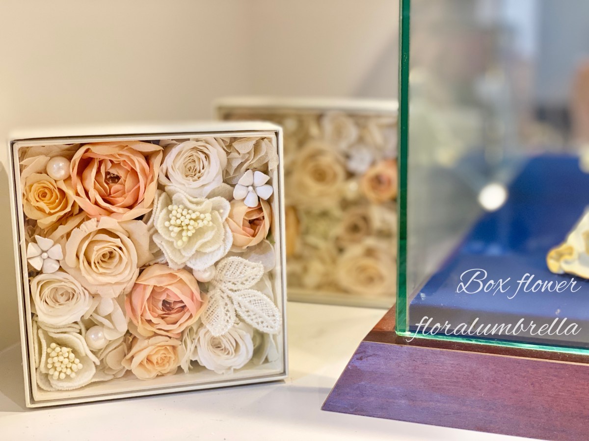 ギフトにオススメ！ボックスフラワー
